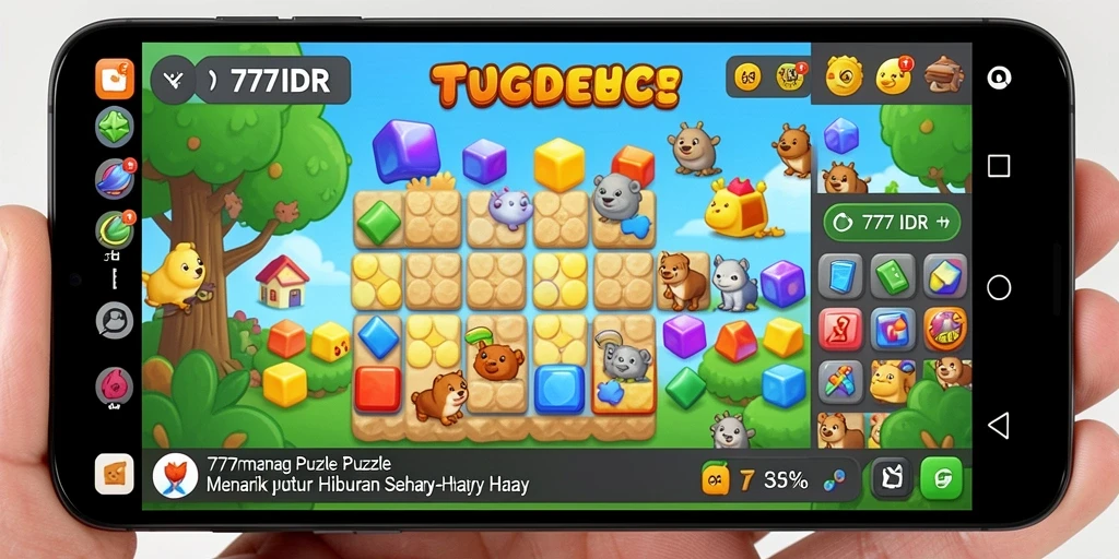 Tampilan gameplay Puzzle yang seru dan menantang di 777IDR.