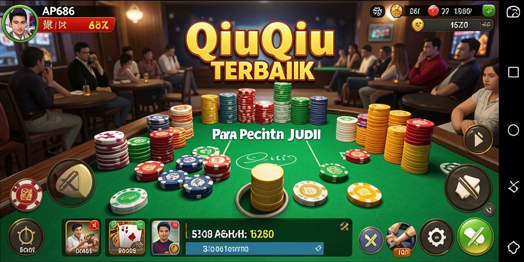 Tampilan gameplay seru dari QiuQiu di AP686.