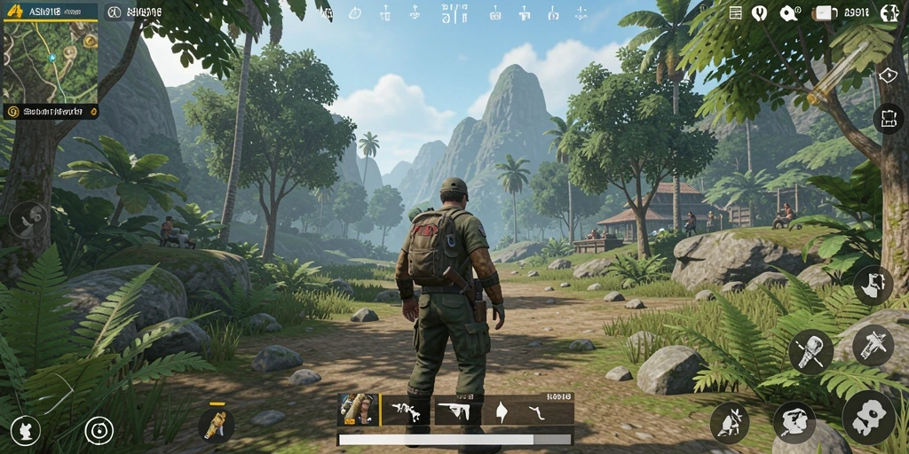 Tampilan gameplay ASIA918 yang menakjubkan di dunia terbuka.