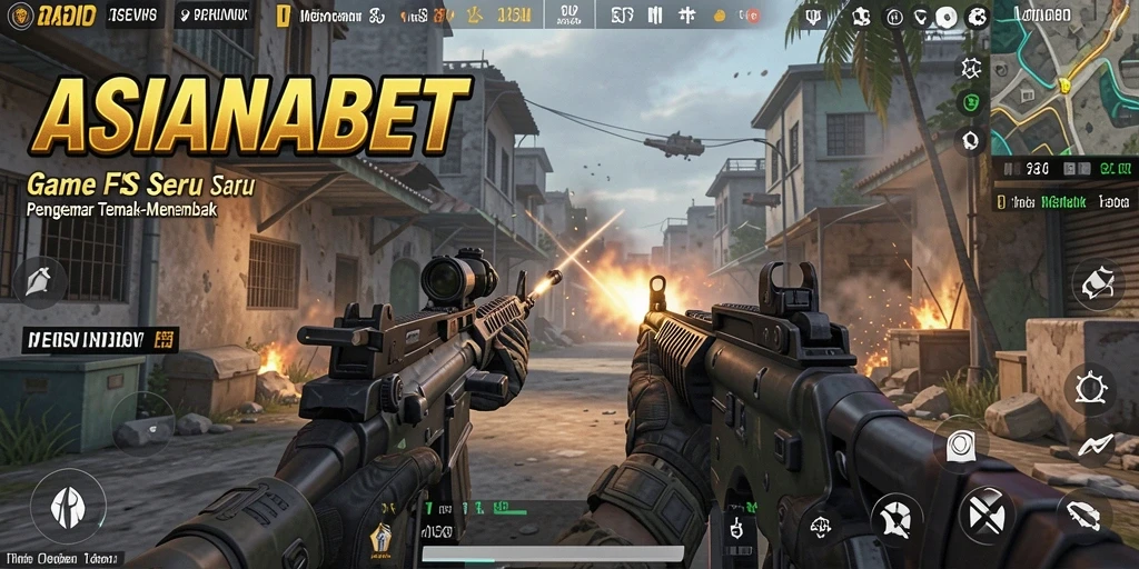 Tampilan gameplay menegangkan saat bertempur di ASIANABET.
