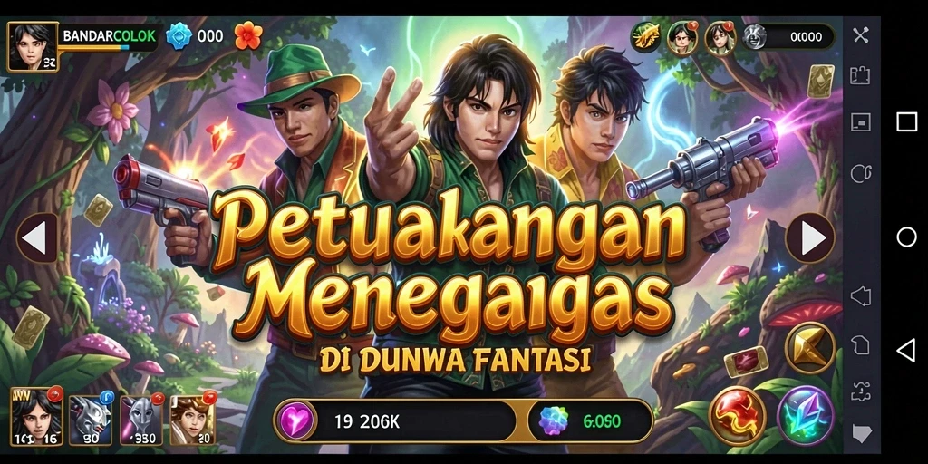 Tampilan gameplay seru BANDARCOLOK dengan berbagai tantangan yang mendebarkan.