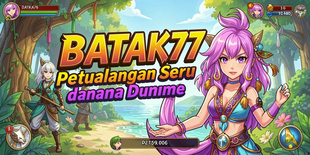 Tangkapan layar menunjukkan aksi seru dalam BATIK77 yang penuh warna.
