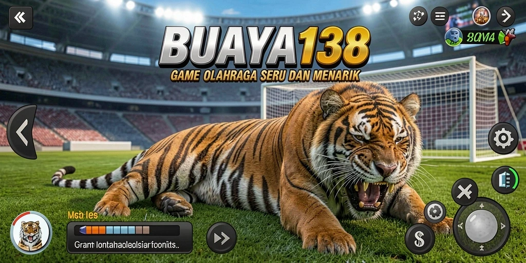 Tampilan menarik dari permainan olahraga di BUAYA138.