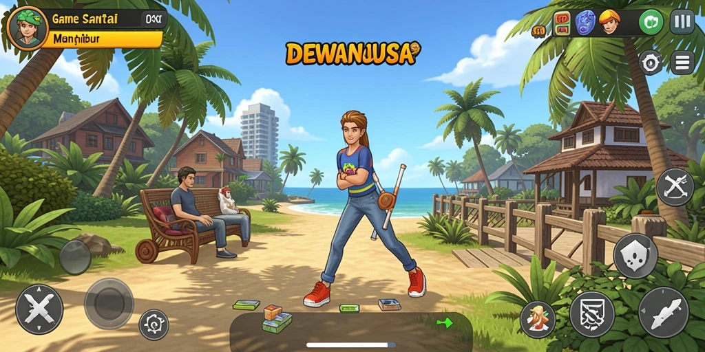 Screenshot permainan DEWANUSA dengan gameplay yang seru dan grafis menarik.