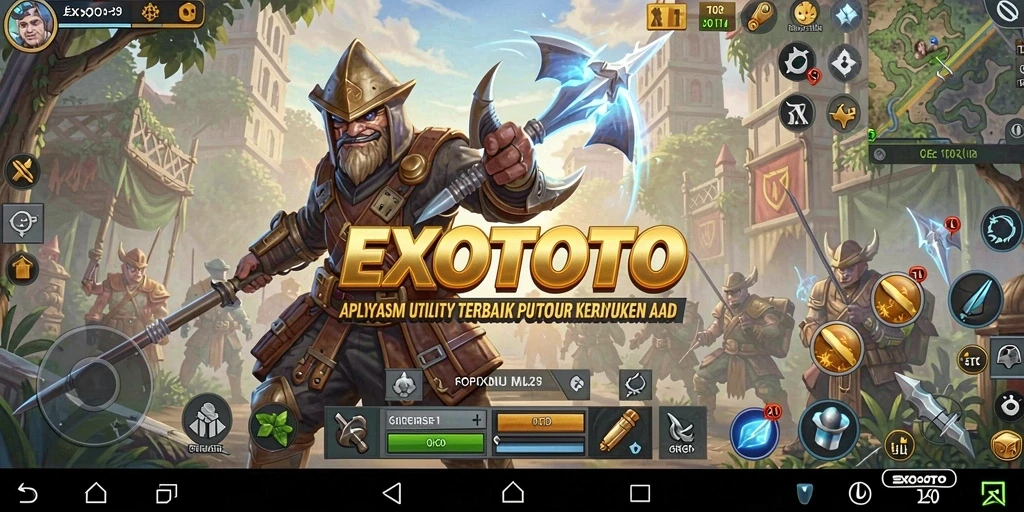Tampilan antarmuka utama EXOTOTO yang ramah pengguna.