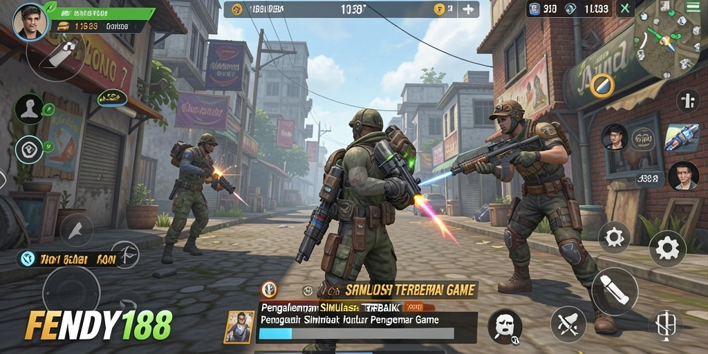 Screenshot gameplay utama FENDY188 yang menampilkan pengalaman simulasi yang menakjubkan.