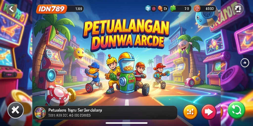 Tampilan gameplay IDN789 yang penuh warna dan menarik.