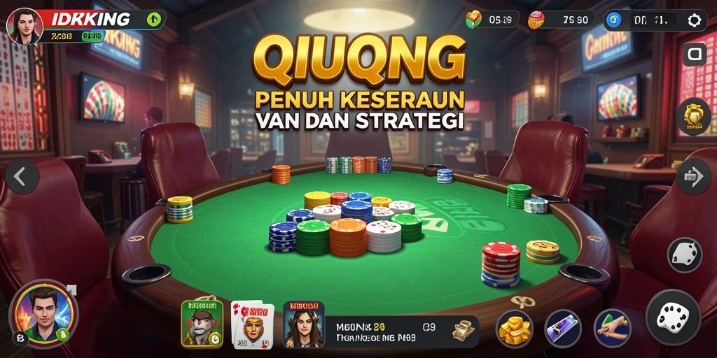 Tampilan permainan menarik dari IDRKING QiuQiu.