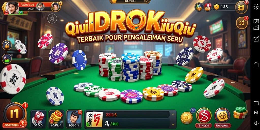 Tampilan gameplay seru dalam IDROK QiuQiu.