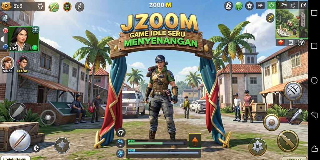 Tampilan gameplay J200M yang menarik dan seru saat dimainkan.