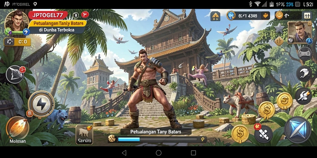 Tampilan gameplay menakjubkan dalam dunia terbuka JPTOGEL77.