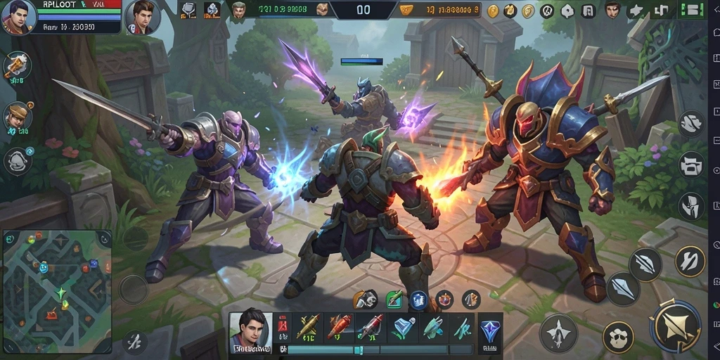 Screenshot utama RPLOOT dengan gameplay yang menarik.