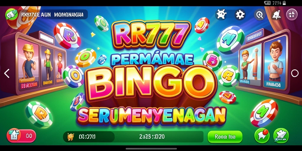 Tampilan gameplay dari permainan Bingo RR777 yang seru dan interaktif.