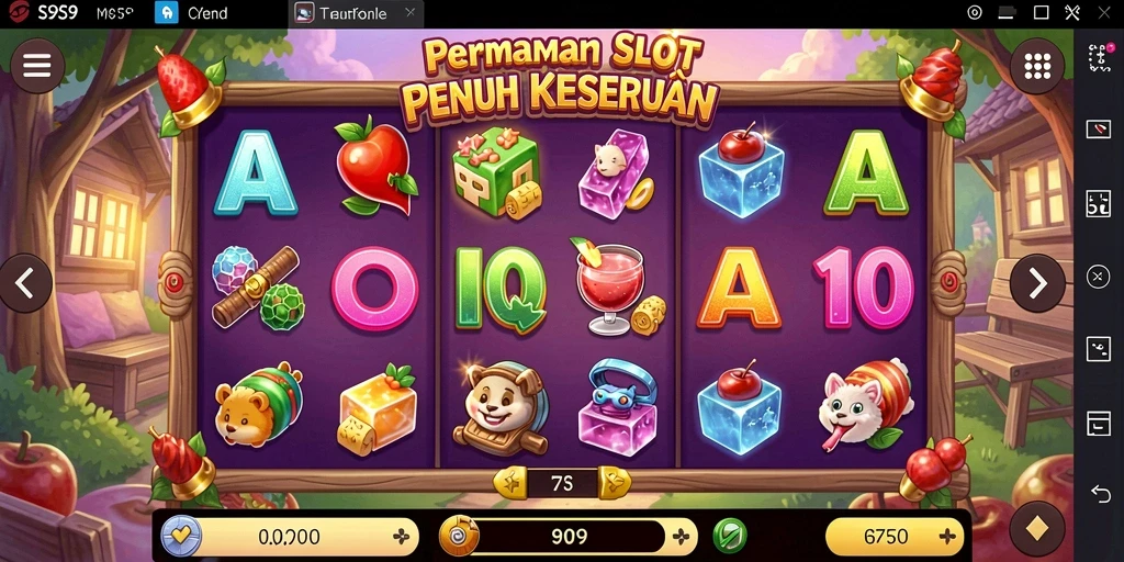 Tampilan menarik dari gameplay S9S9 yang seru dan penuh warna.