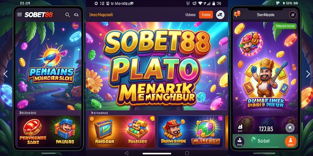 Tampilan gameplay SOBET88 yang mengasyikkan saat bermain slot.