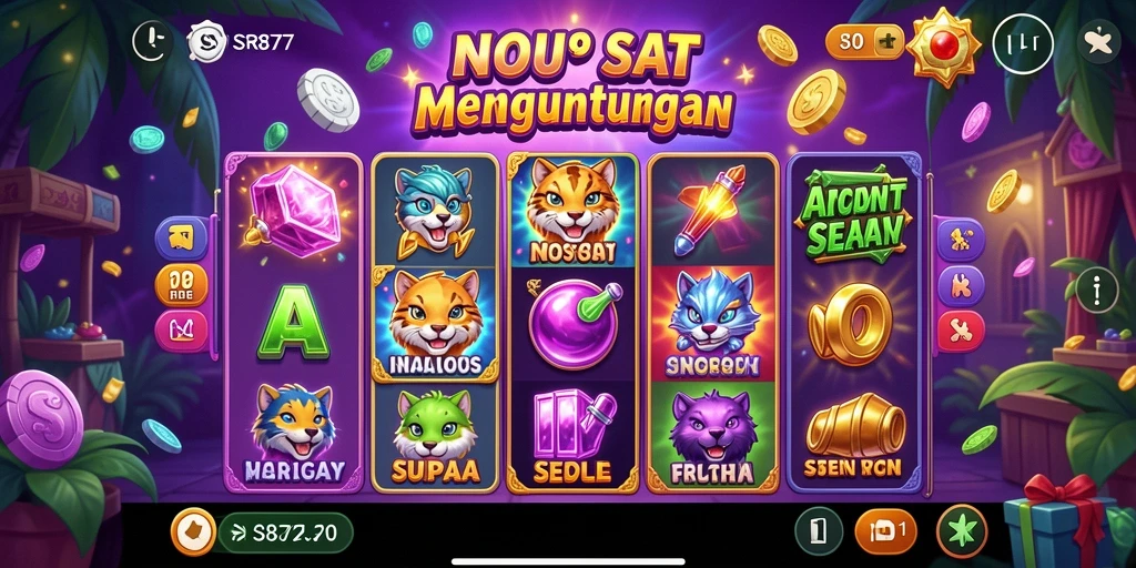 Screenshot permainan SR877 yang menunjukkan serunya gameplay Slot.
