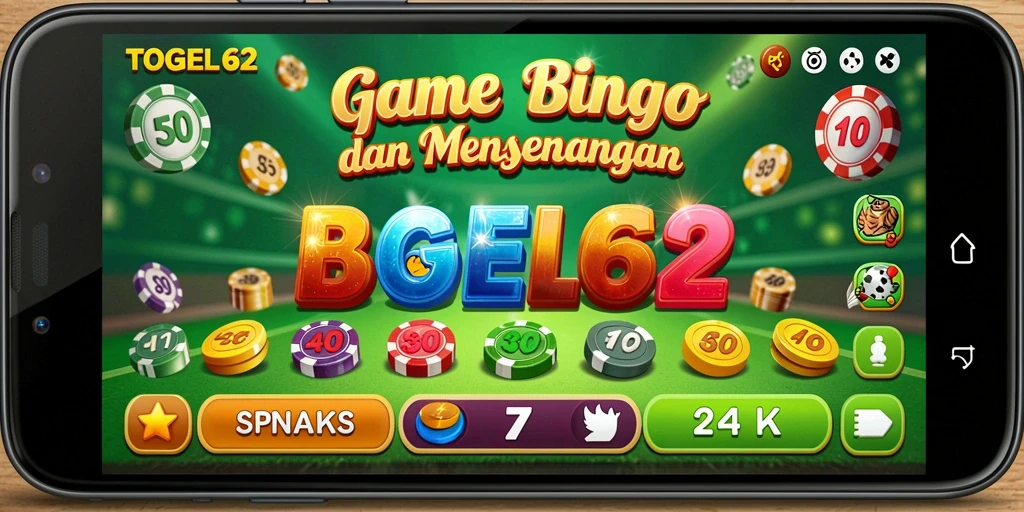 Tampilan gameplay seru dari TOGEL62 dalam permainan Bingo.